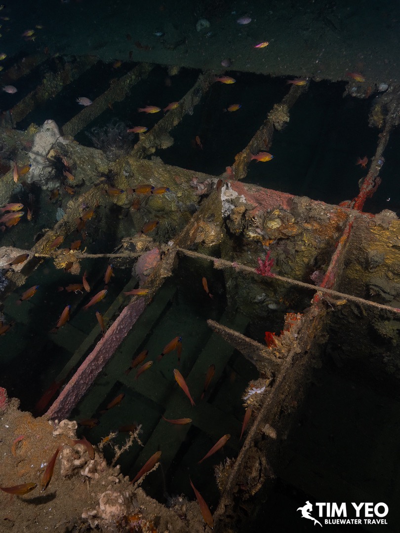 Blue Liberty Wreck underwater