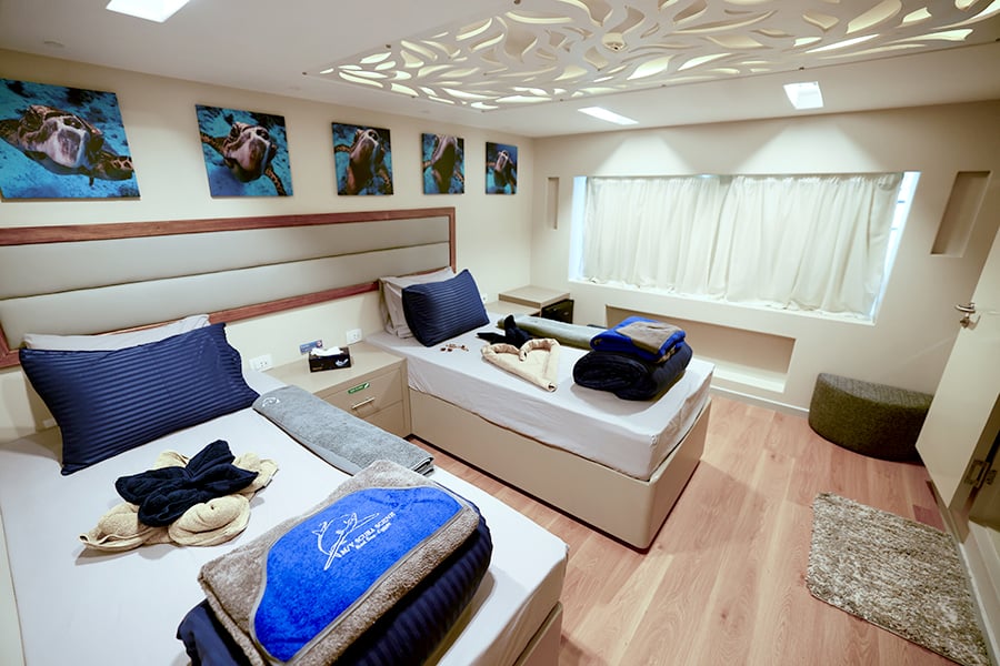 Twin bed accommodation