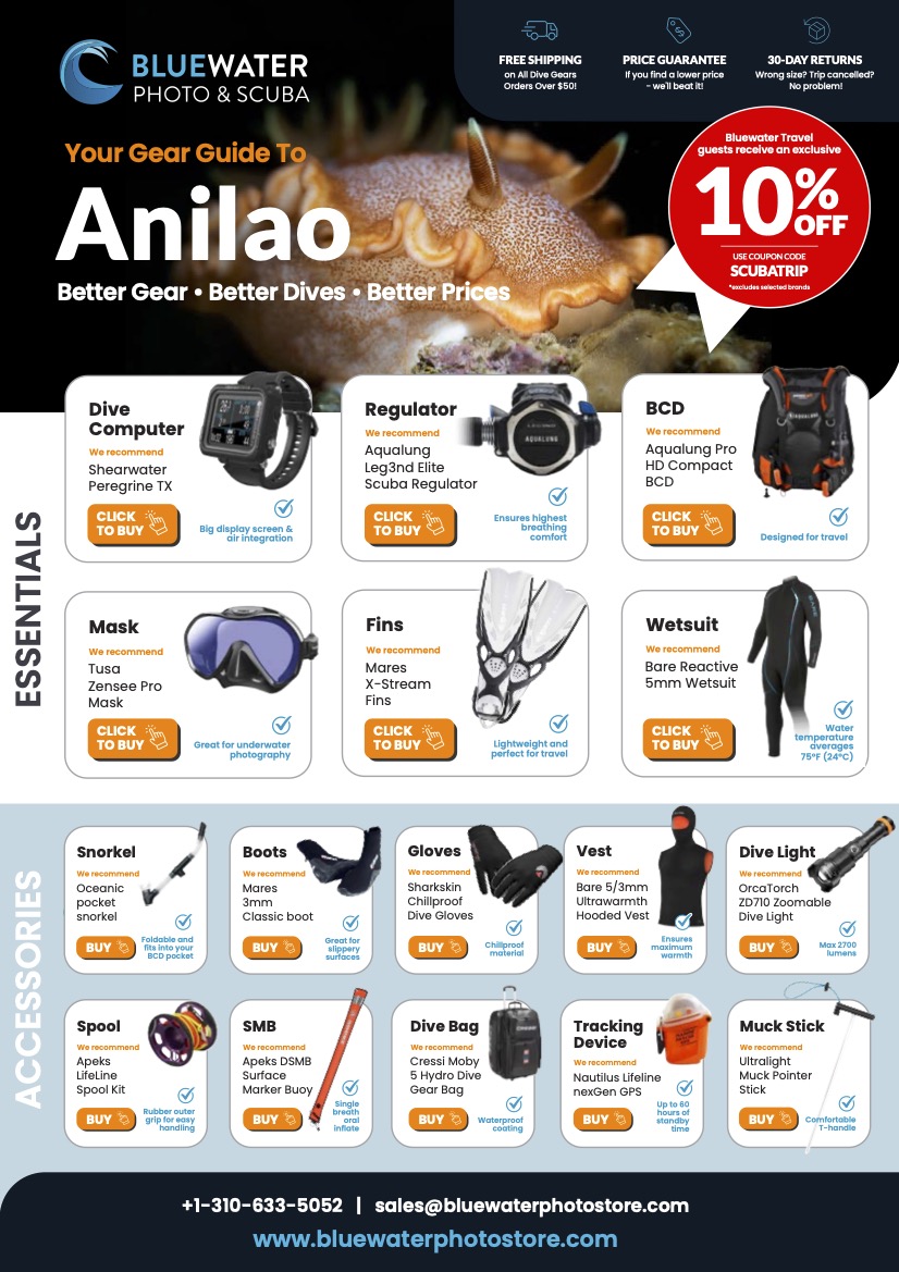 Anilao Scuba Gear Recommendations