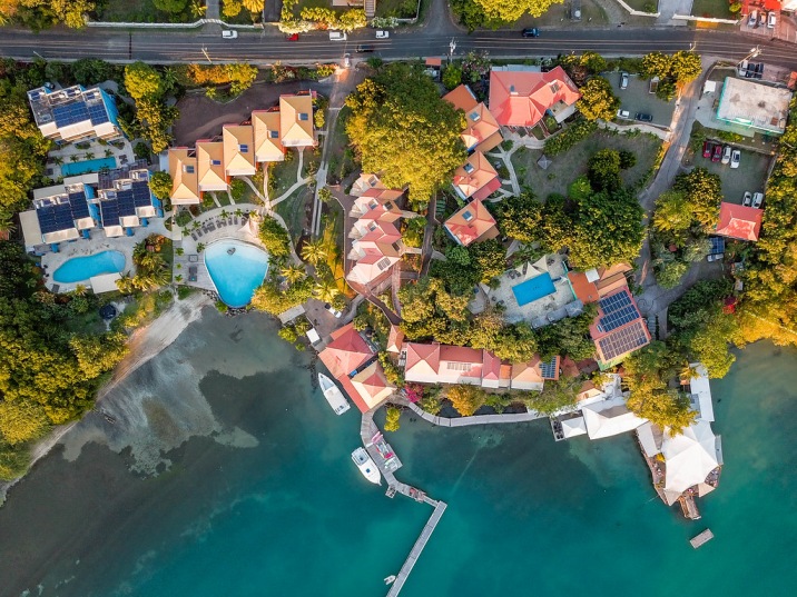True Blue Bay Resort Overview Shot