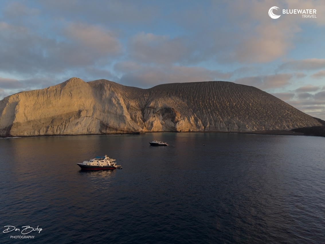 The Rocio del Mar surrounded by the Socorro Islands