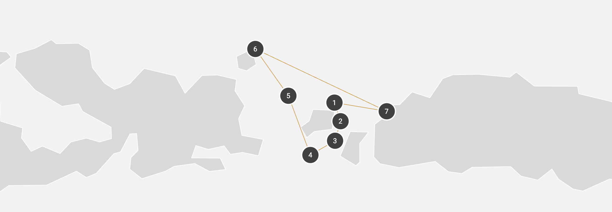 Komodo Trip Map