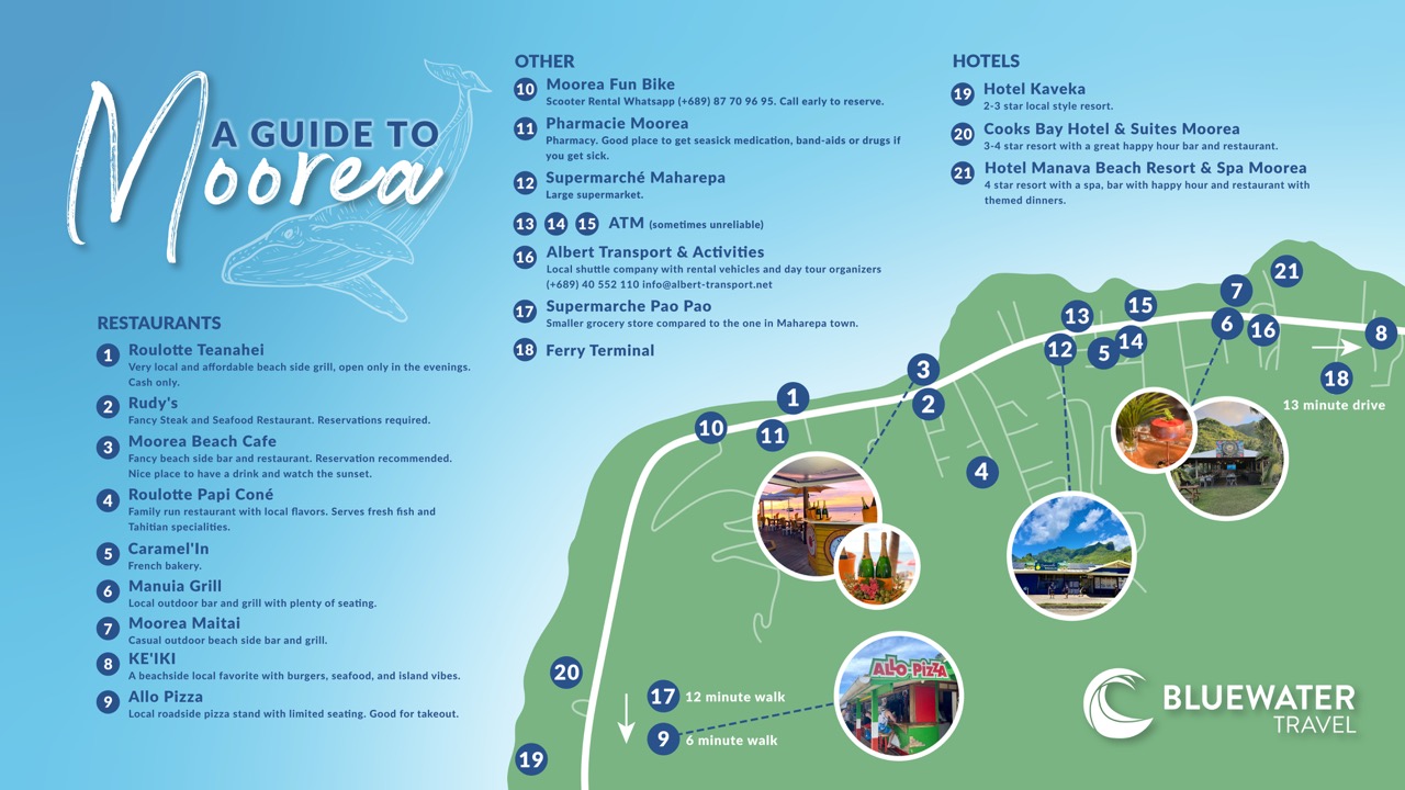 Moorea Map