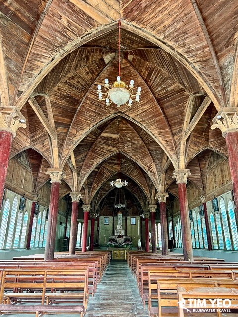 Dengchigou Catholic Church interior