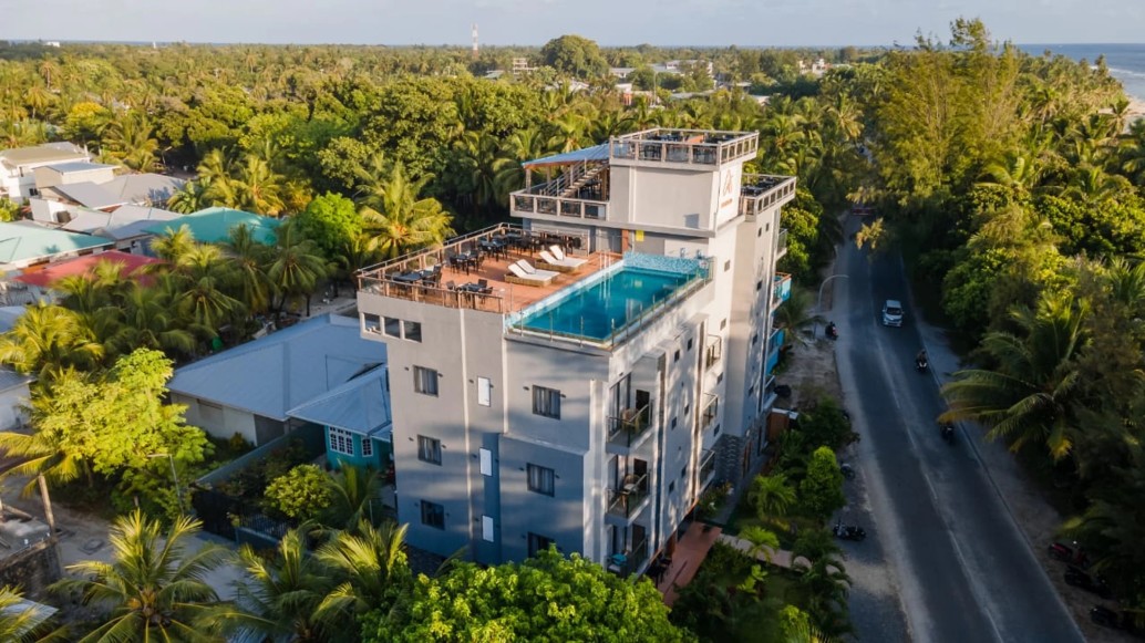 AIG Grand Hotel Fuvahmulah aerial view